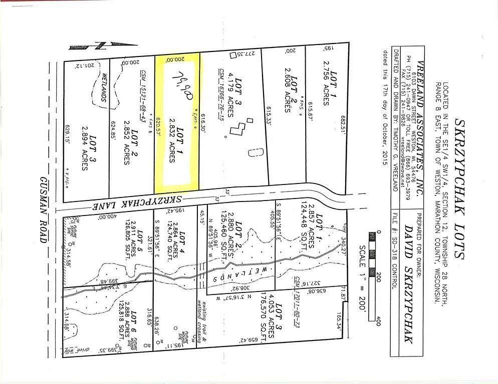 2.83 Acres of Residential Land for Sale in Weston, Wisconsin