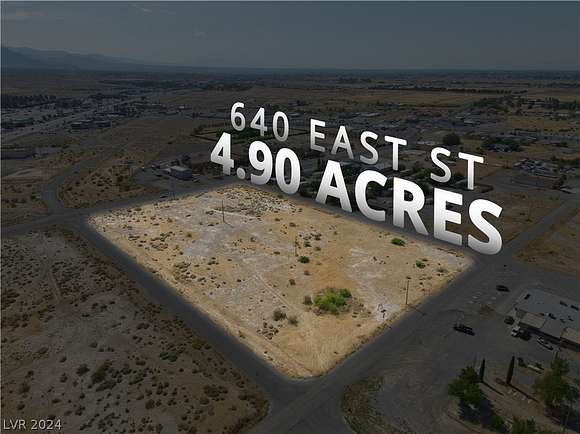 4.9 Acres of Commercial Land for Sale in Pahrump, Nevada