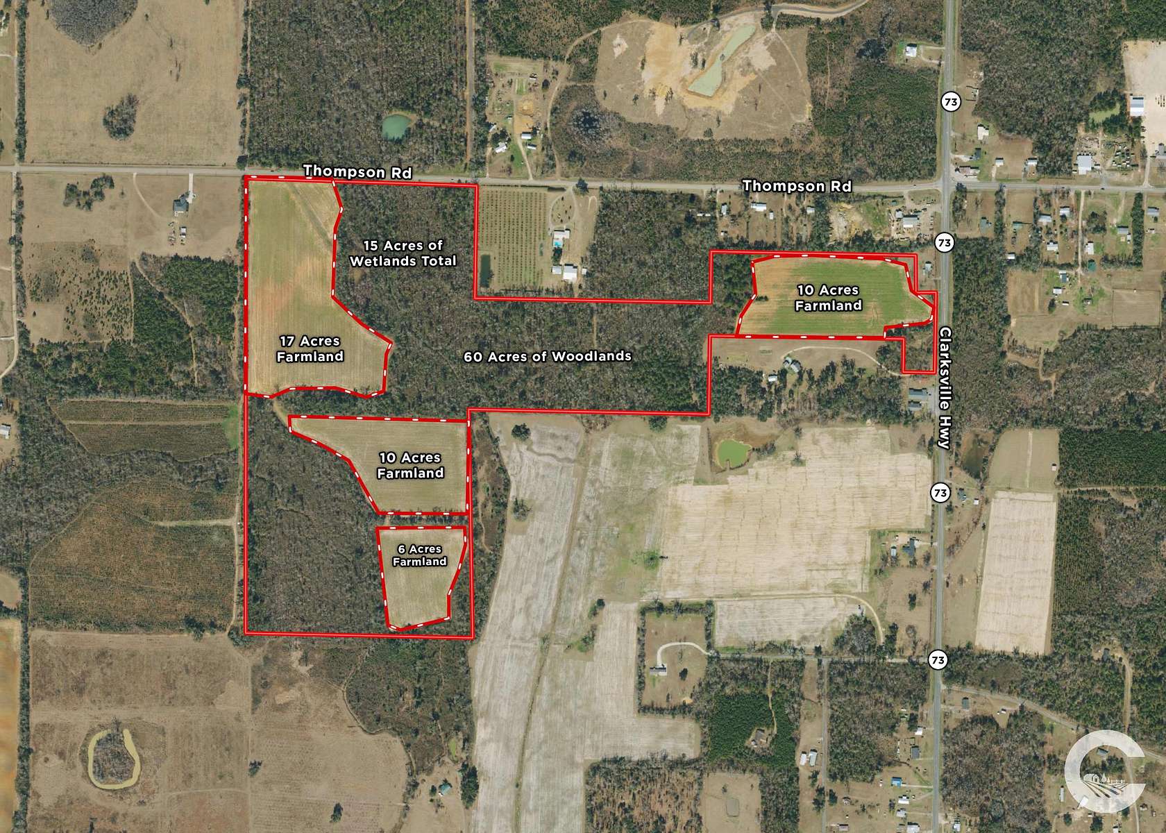 115 Acres of Recreational Land for Sale in Marianna, Florida