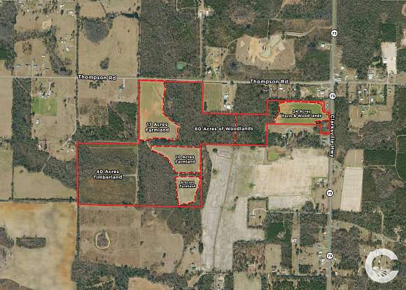 155 Acres of Recreational Land for Sale in Marianna, Florida