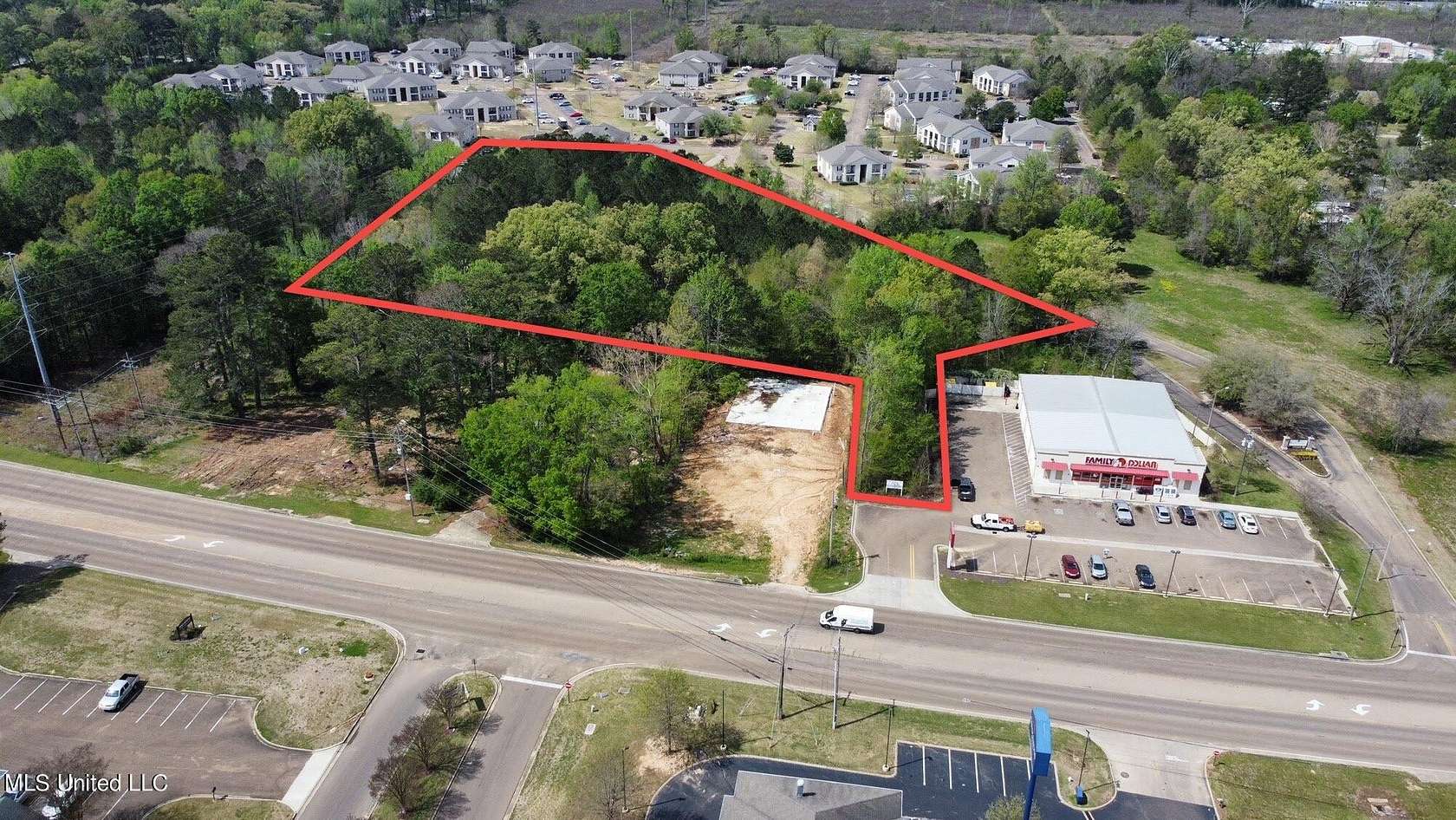 4.21 Acres of Commercial Land for Sale in Pearl, Mississippi