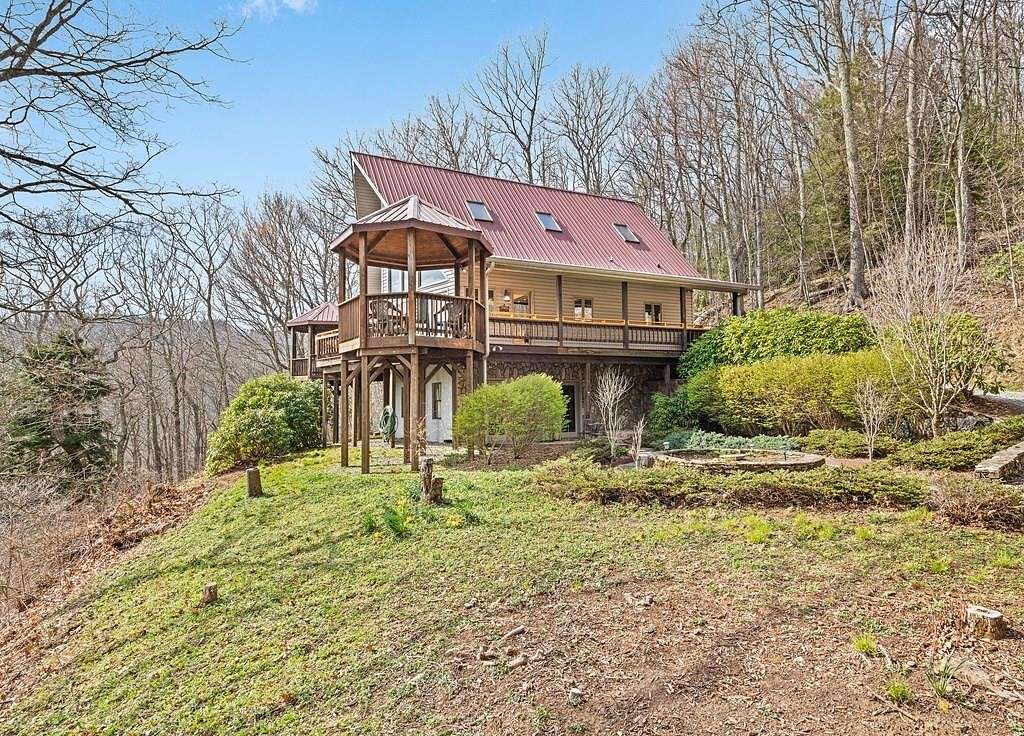 5.07 Acres of Residential Land with Home for Sale in Maggie Valley, North Carolina