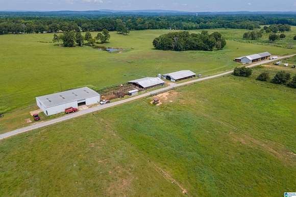 40.68 Acres of Agricultural Land with Home for Sale in Harpersville, Alabama