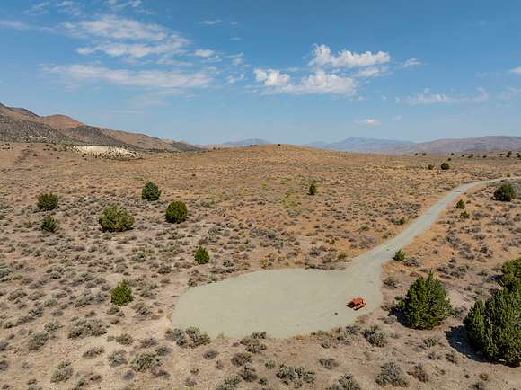 End of the Driveway on property