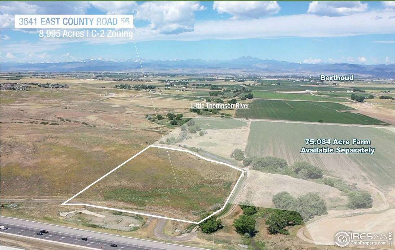 8.99 Acres of Mixed-Use Land for Sale in Berthoud, Colorado