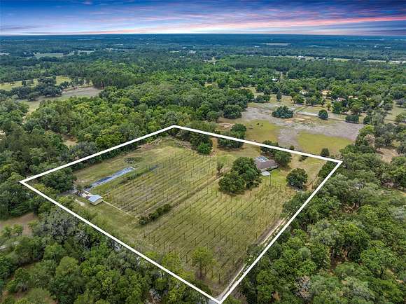 9.5 Acres of Residential Land with Home for Sale in Brooksville, Florida