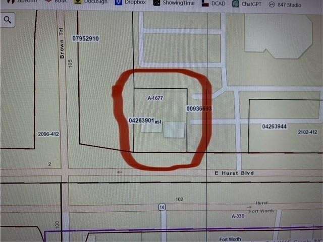 0.28 Acres of Commercial Land for Sale in Hurst, Texas