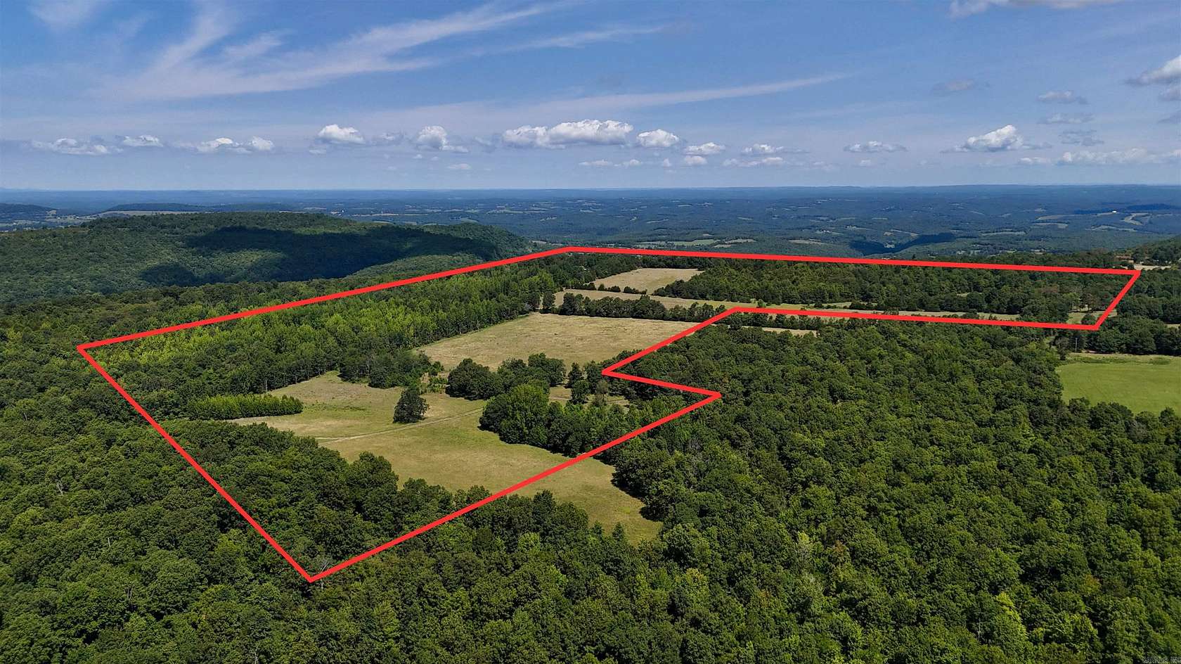 98 Acres of Land with Home for Sale in Leslie, Arkansas