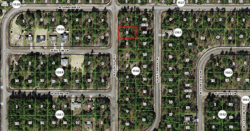 0.23 Acres of Residential Land for Sale in Citrus Springs, Florida