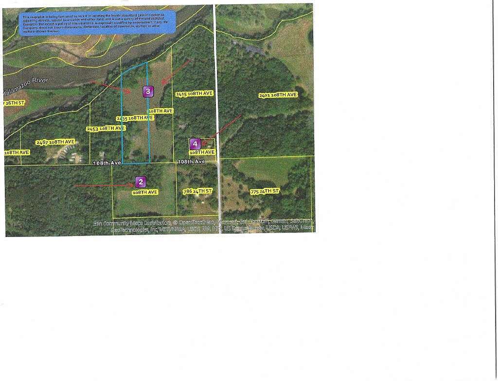 2.45 Acres of Residential Land for Sale in Allegan, Michigan