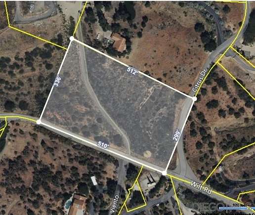 3.79 Acres of Residential Land for Sale in Fallbrook, California