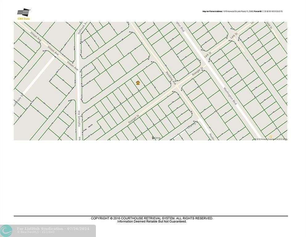 0.25 Acres of Residential Land for Sale in Lake Placid, Florida