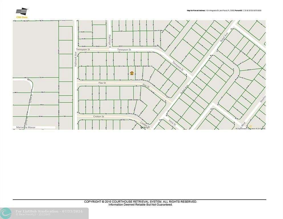 0.25 Acres of Residential Land for Sale in Lake Placid, Florida