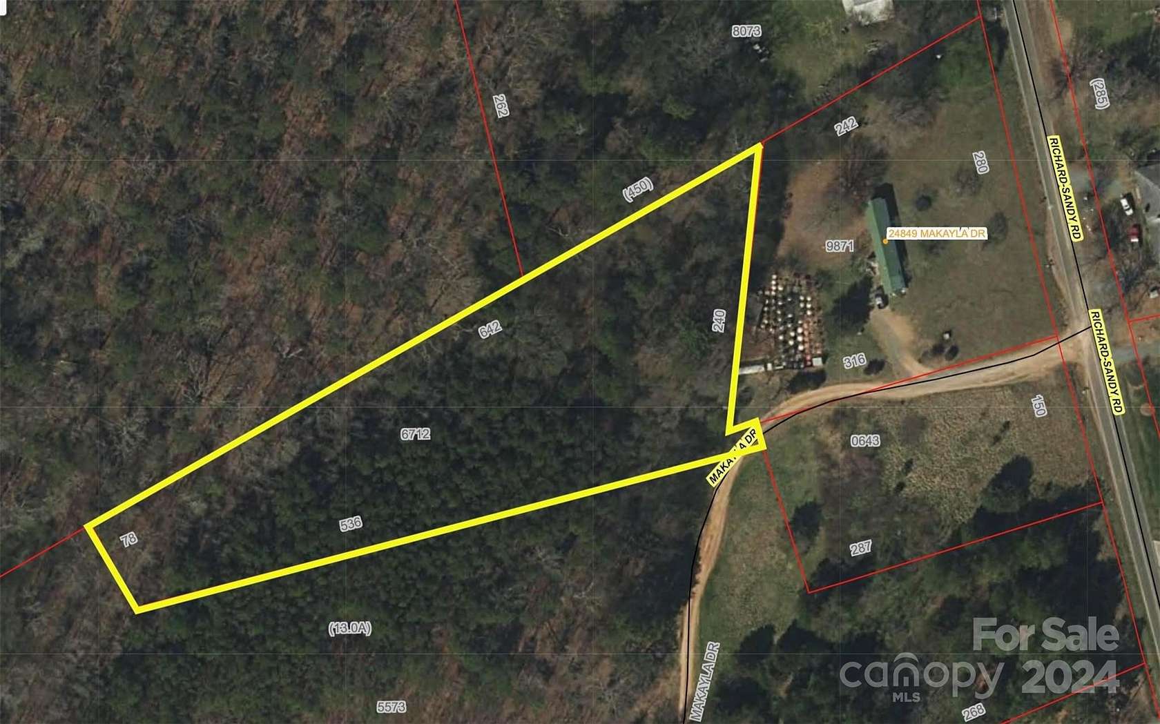 2 Acres of Residential Land for Sale in Oakboro, North Carolina