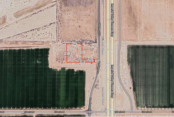 2.89 Acres of Commercial Land for Sale in Imperial, California