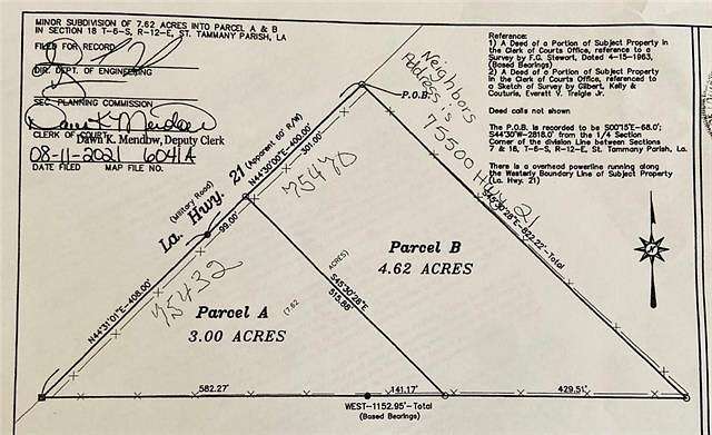 4.62 Acres of Residential Land for Sale in Covington, Louisiana