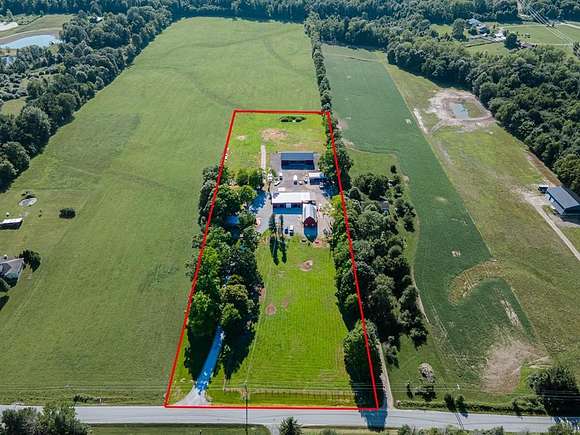 6.169 Acres of Land with Home for Sale in Marengo, Ohio