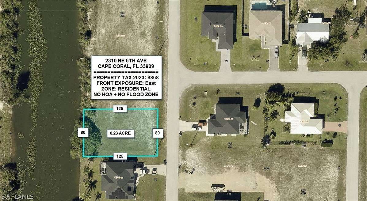0.23 Acres of Residential Land for Sale in Cape Coral, Florida