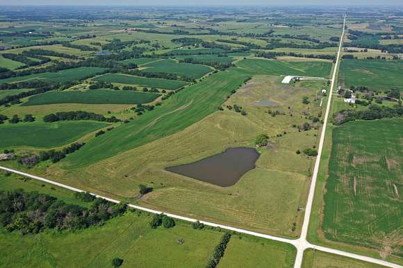 78 Acres of Recreational Land & Farm for Sale in Kellerton, Iowa