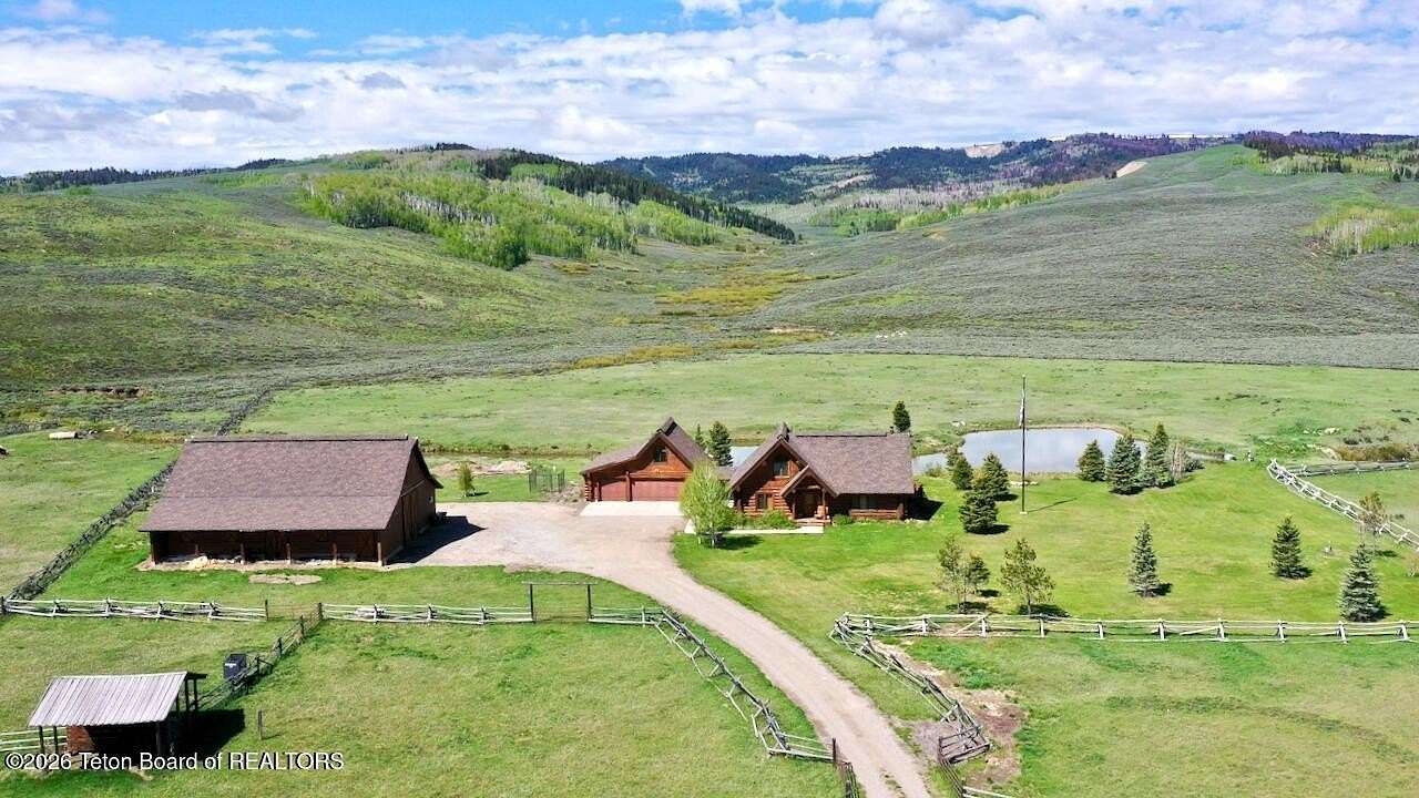 35 Acres of Land with Home for Sale in Bondurant, Wyoming