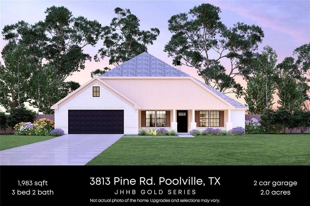 2 Acres of Residential Land with Home for Sale in Poolville, Texas