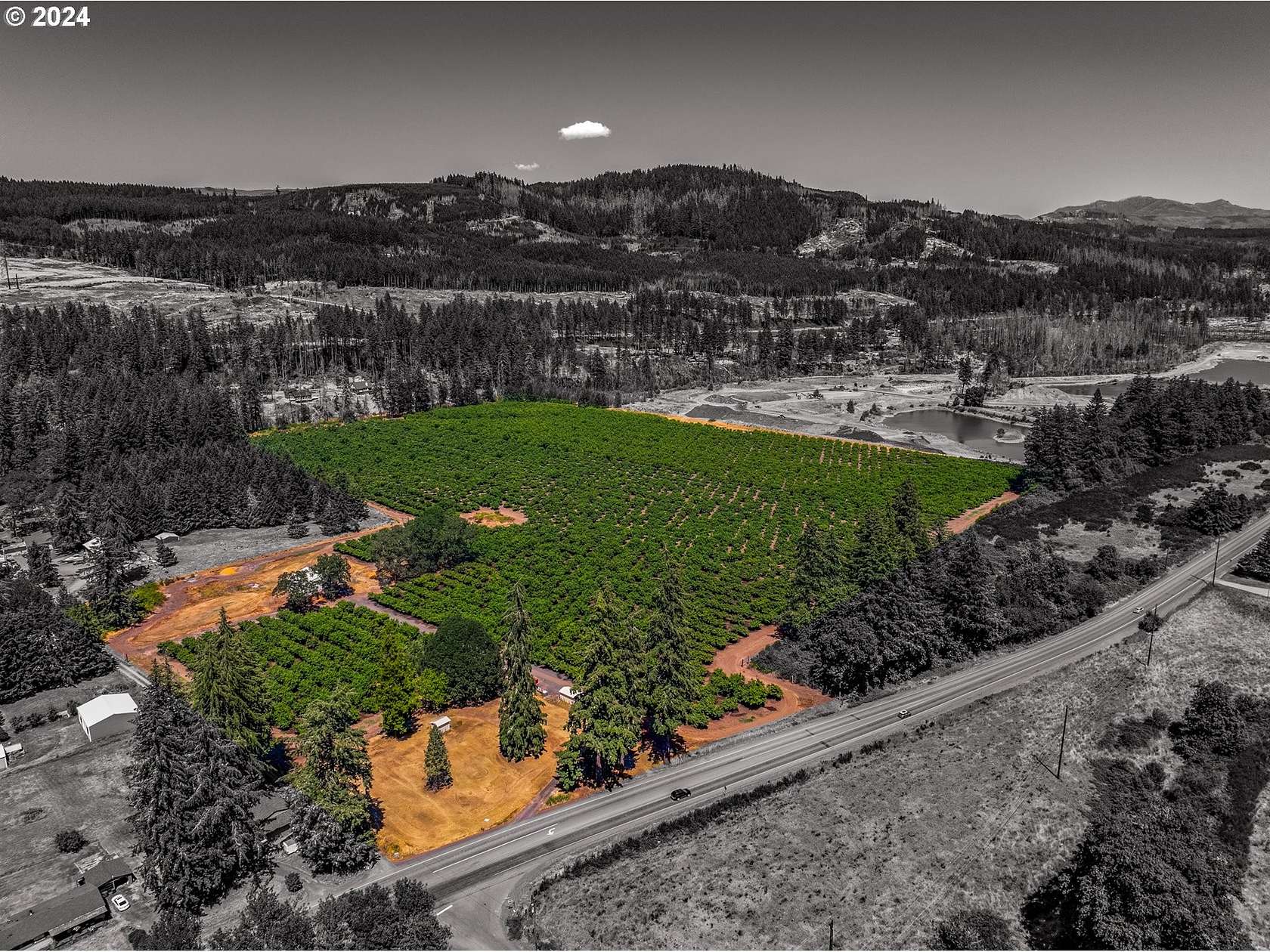 40.23 Acres of Agricultural Land for Sale in Lyons, Oregon