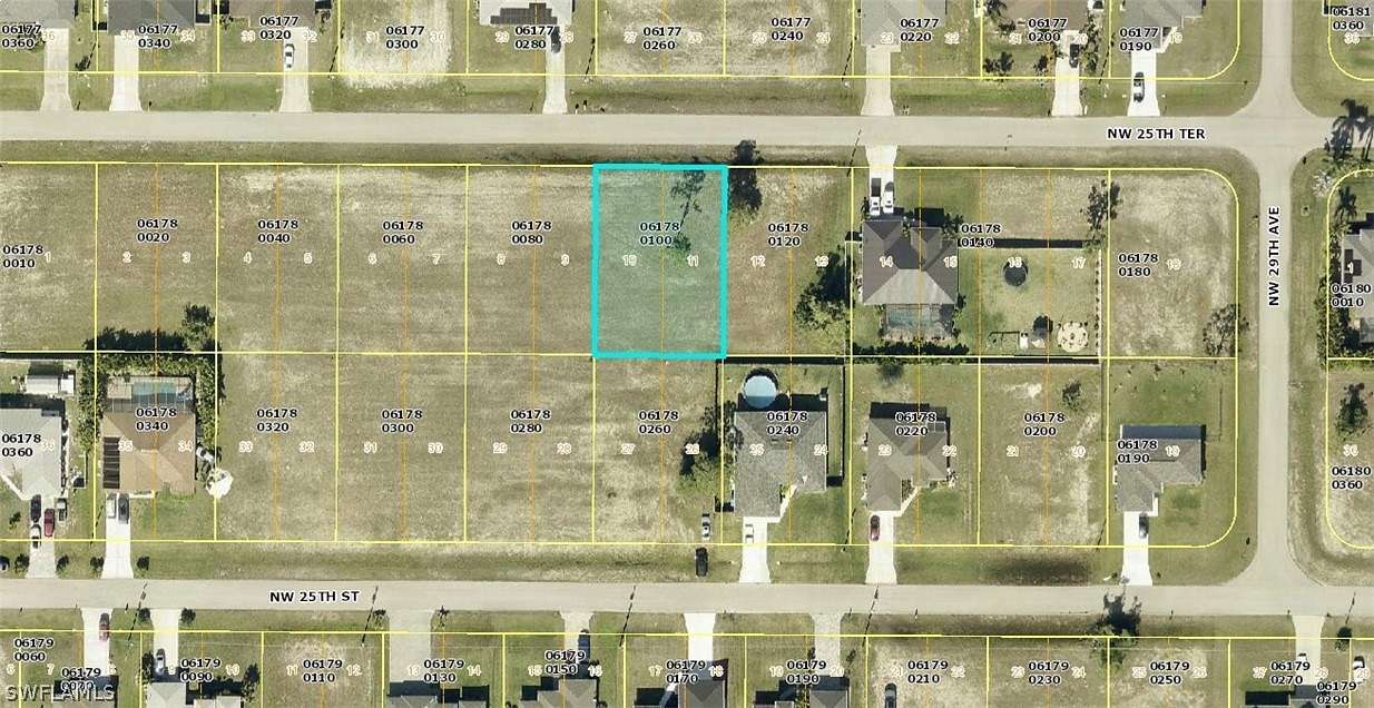 0.244 Acres of Residential Land for Sale in Cape Coral, Florida