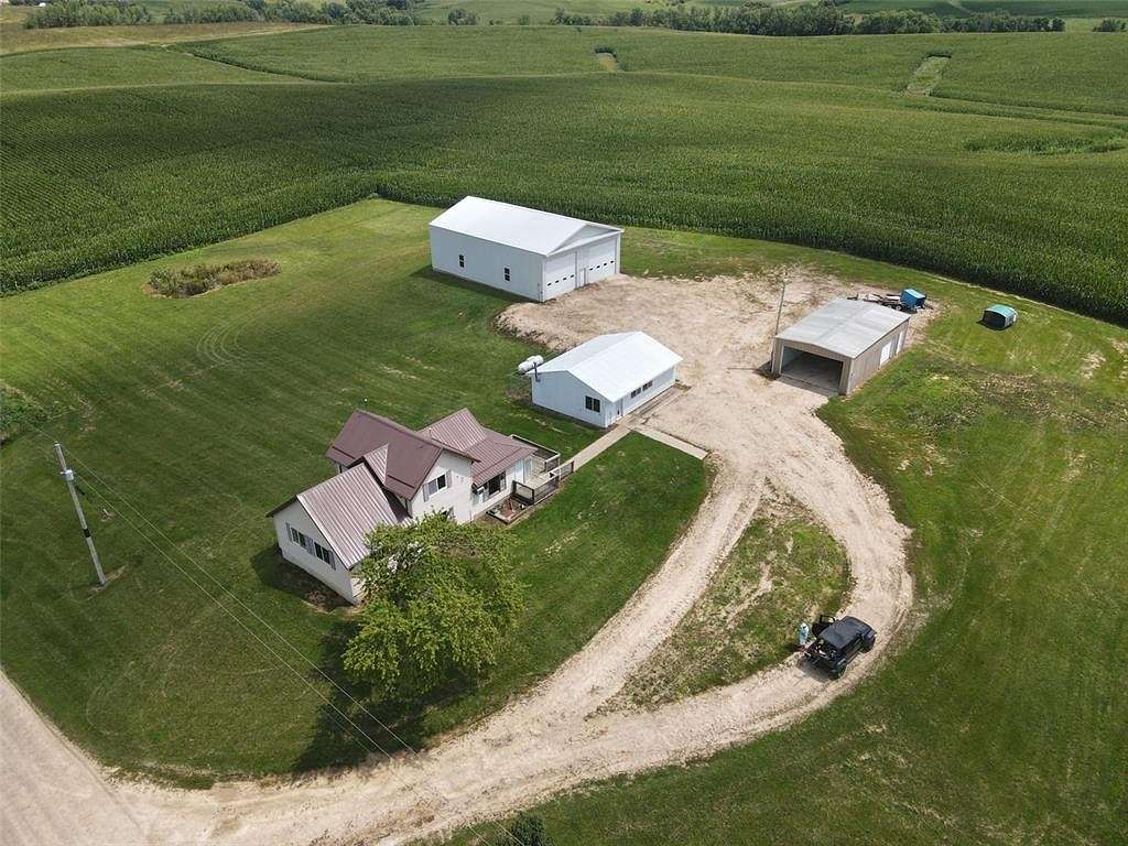 2.01 Acres of Residential Land with Home for Sale in Olin, Iowa