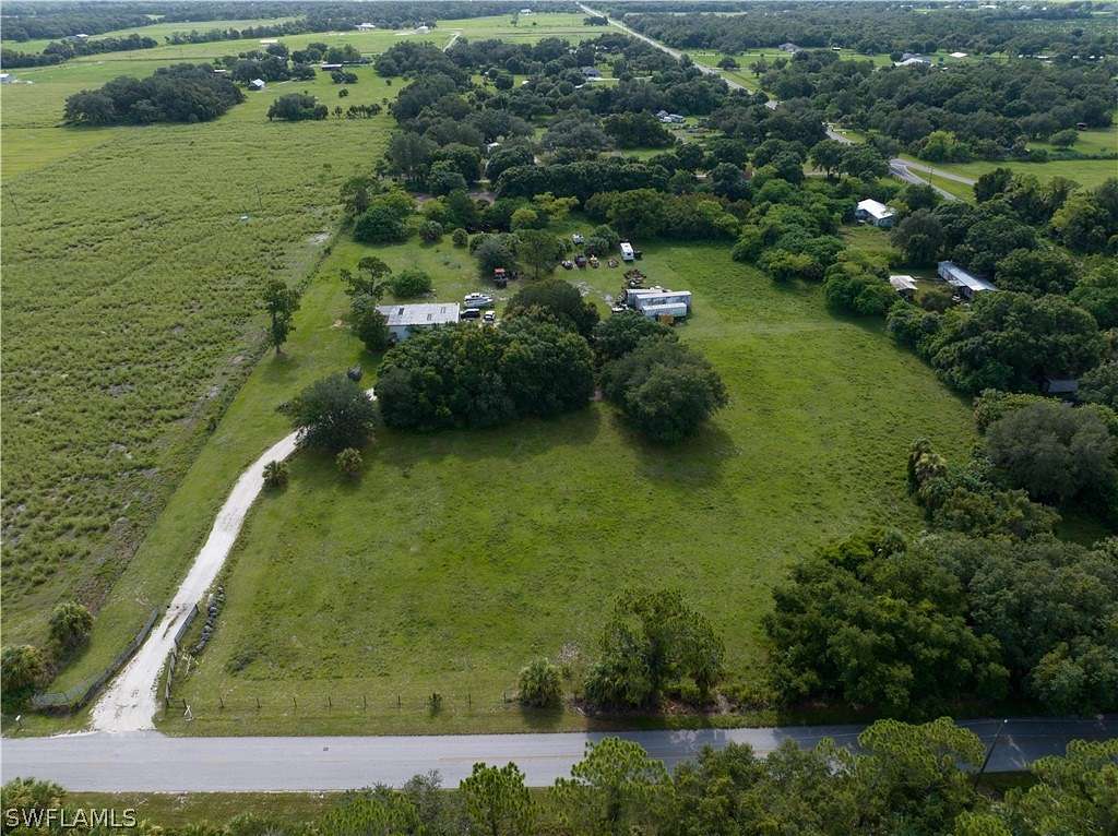 7.1 Acres of Residential Land with Home for Sale in LaBelle, Florida