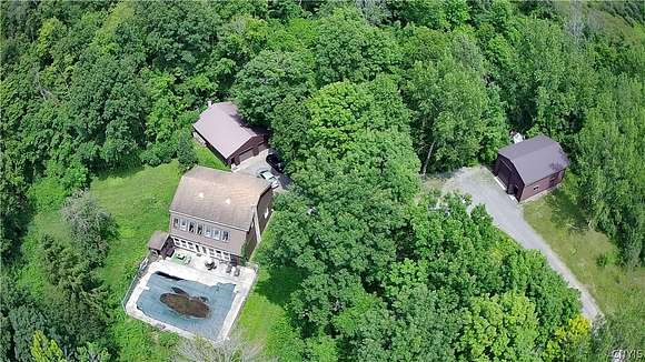 30 Acres of Land with Home for Sale in Ledyard, New York