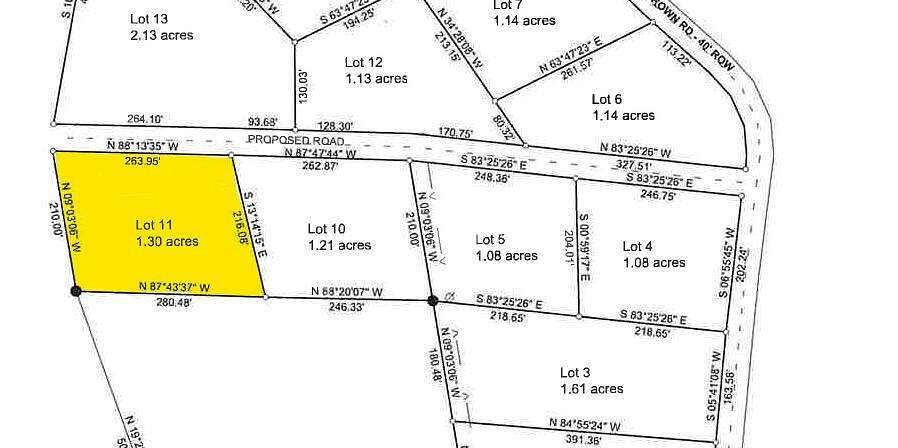 1.3 Acres of Residential Land for Sale in Fulton, Mississippi