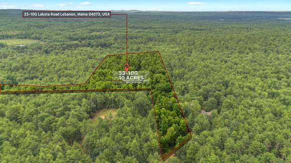 10 Acres of Recreational Land for Sale in Lebanon, Maine