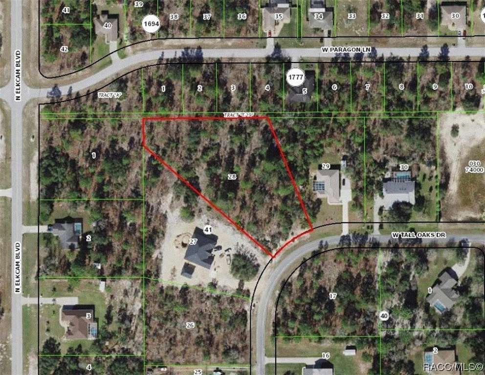 1.7 Acres of Residential Land for Sale in Beverly Hills, Florida