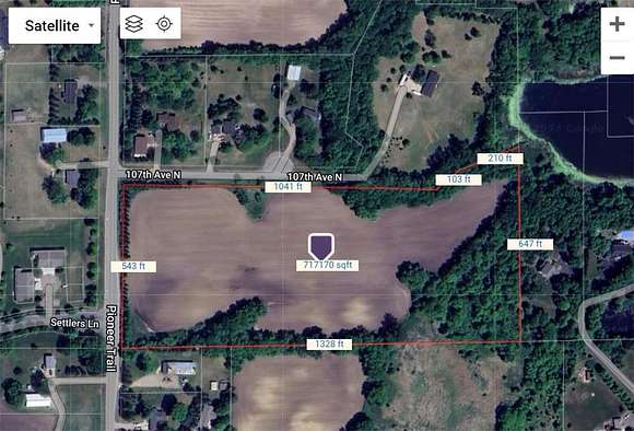 16.465 Acres of Land for Sale in Hanover, Minnesota