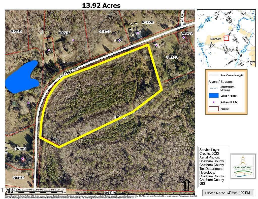 13.92 Acres of Land for Sale in Staley, North Carolina