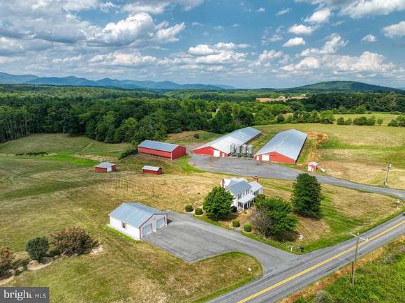 12.75 Acres of Land with Home for Sale in Mount Jackson, Virginia