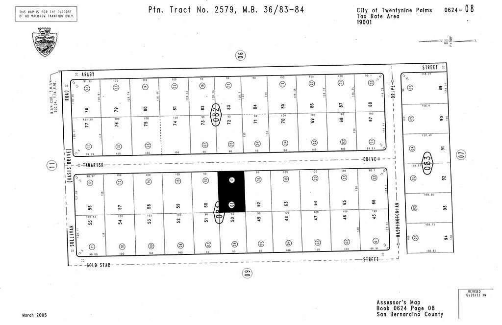 0.285 Acres of Residential Land for Sale in Twentynine Palms, California