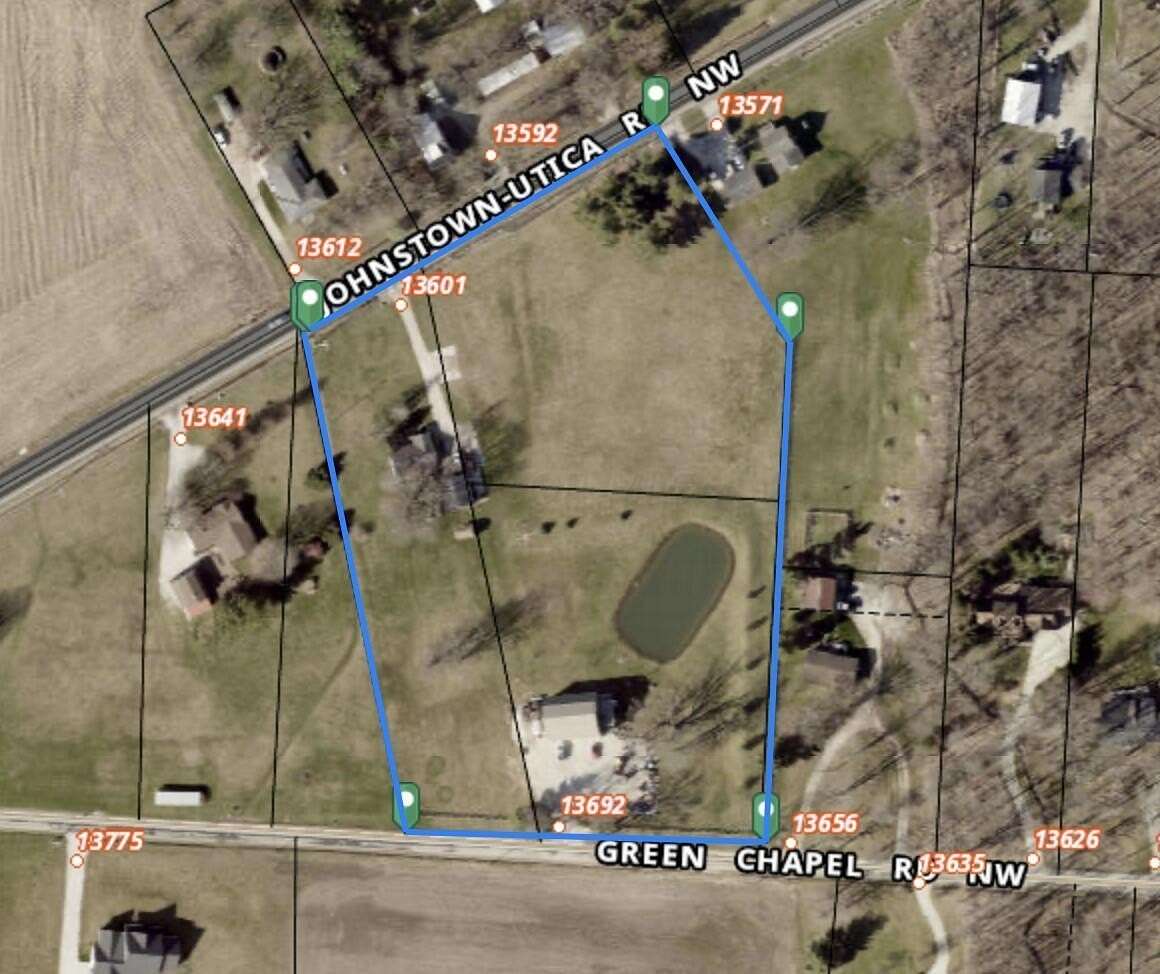 6 Acres of Residential Land with Home for Sale in Johnstown, Ohio