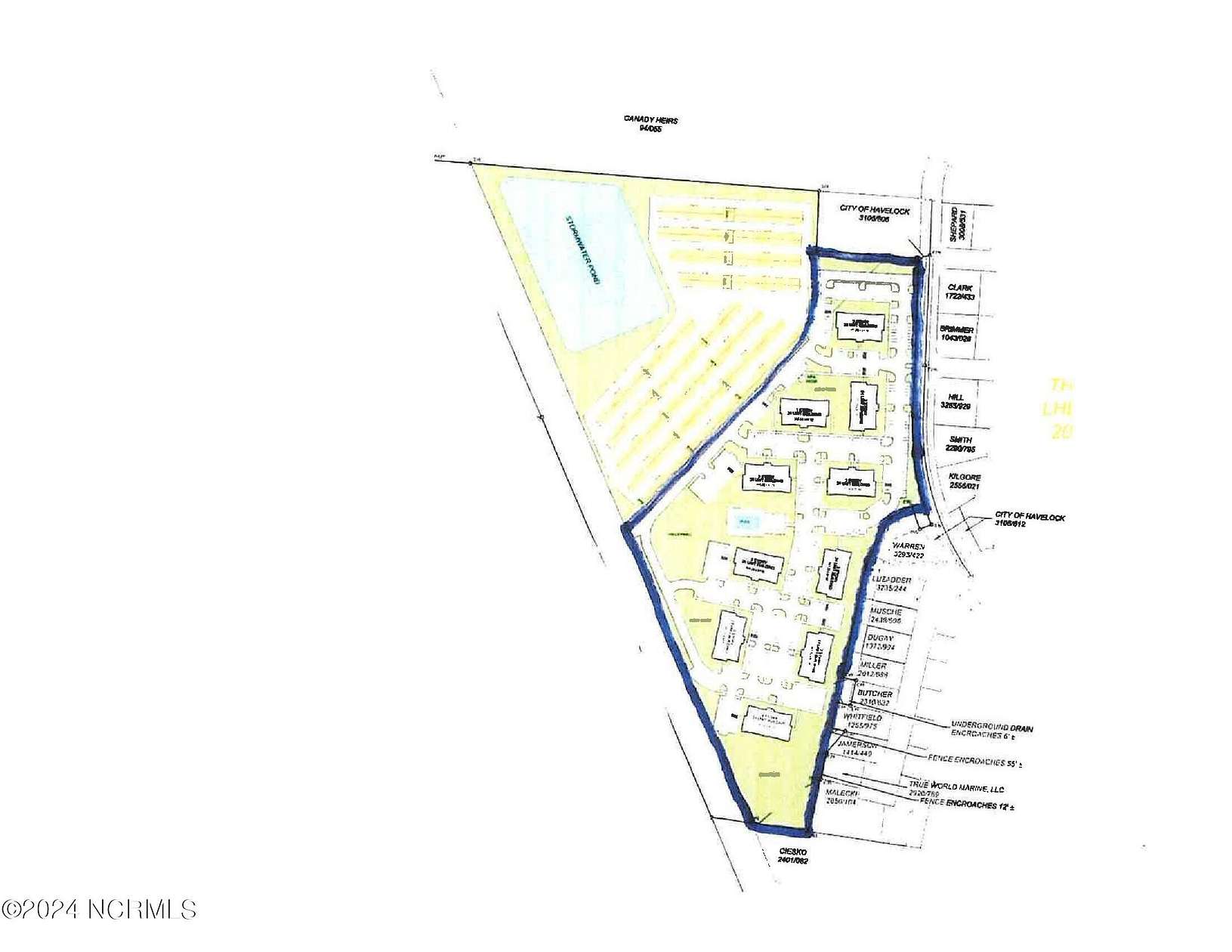 36 Acres of Mixed-Use Land for Sale in Havelock, North Carolina