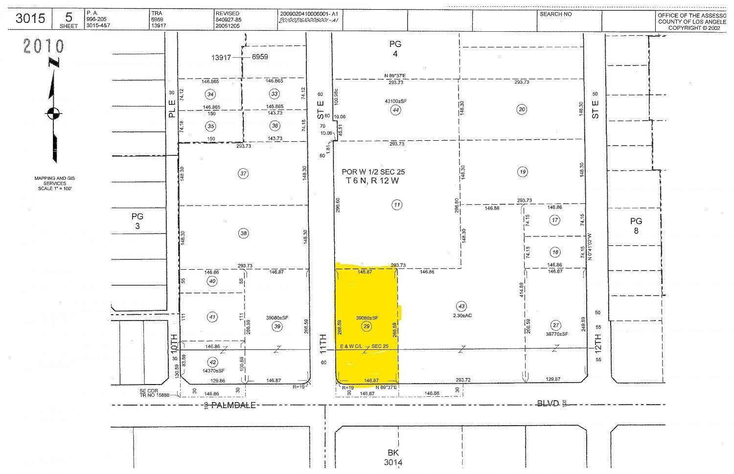 0.89 Acres of Commercial Land for Sale in Palmdale, California