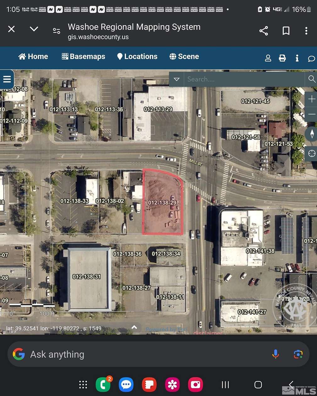 0.27 Acres of Commercial Land for Sale in Reno, Nevada