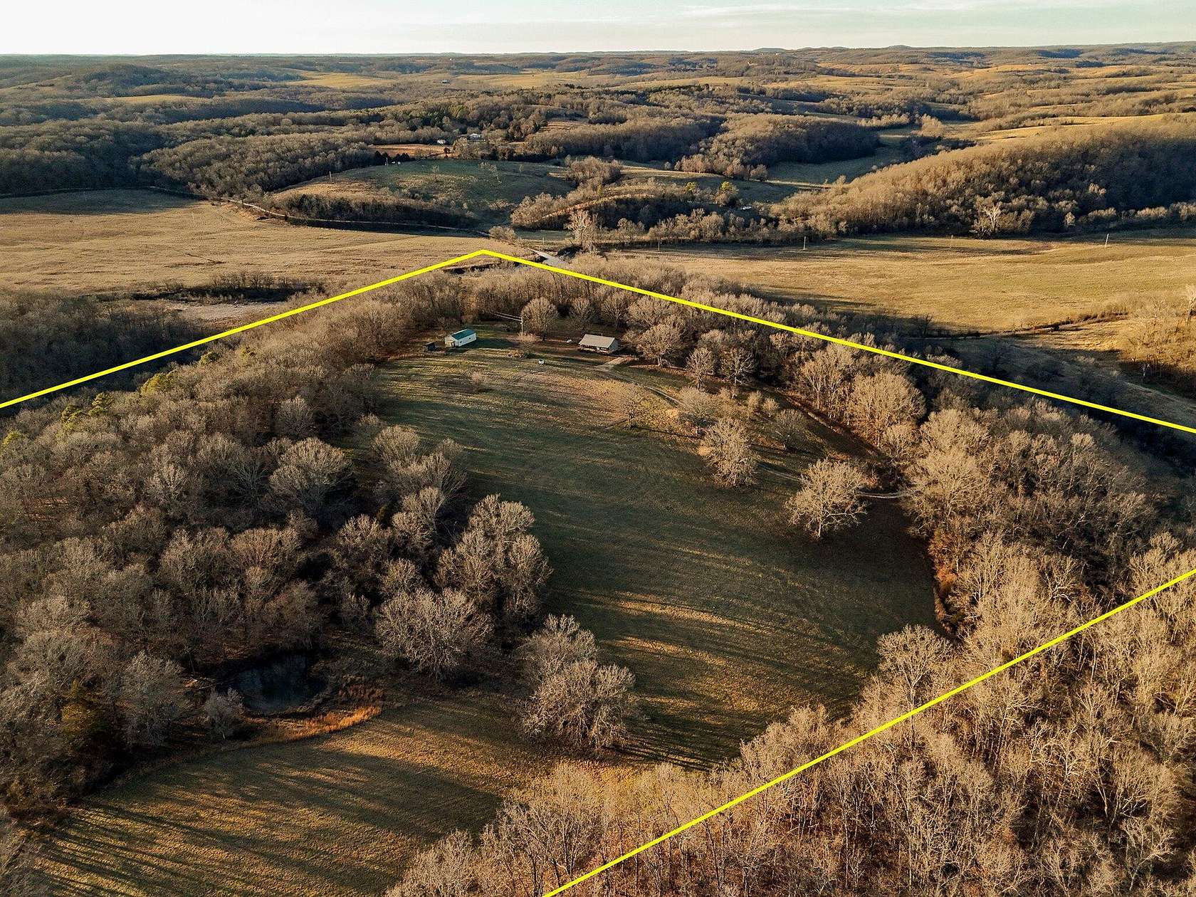 40 Acres of Land with Home for Sale in Norwood, Missouri