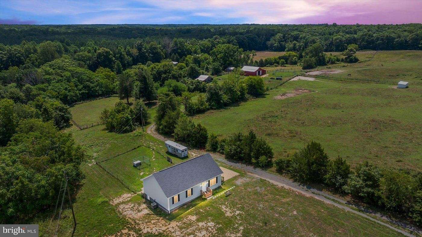 71 Acres of Agricultural Land with Home for Sale in Louisa, Virginia