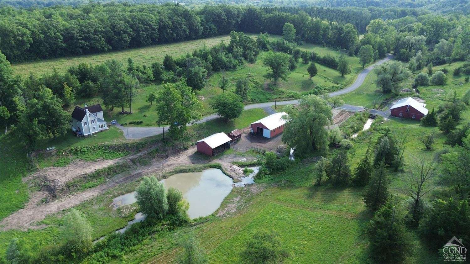 33.4 Acres of Agricultural Land with Home for Sale in Selkirk, New York