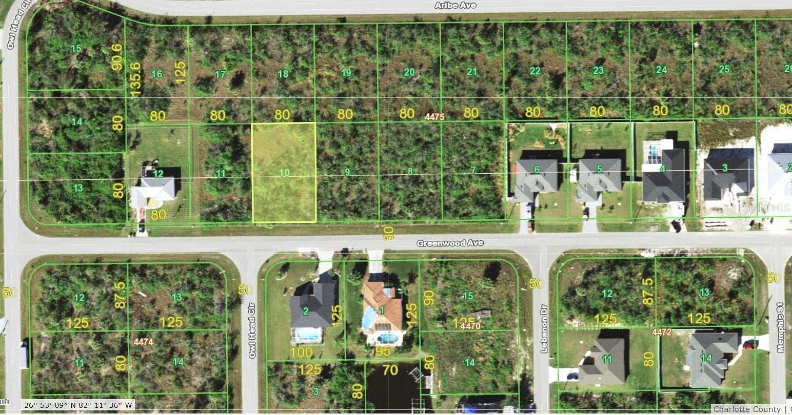 0.23 Acres of Residential Land for Sale in Port Charlotte, Florida