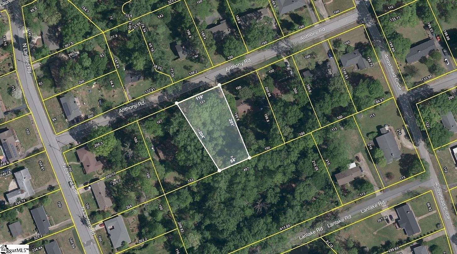 0.47 Acres of Residential Land for Sale in Spartanburg, South Carolina