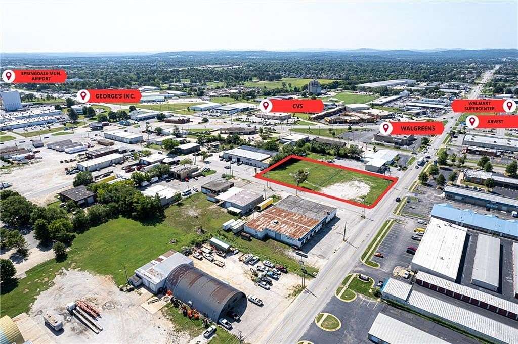 1.5 Acres of Commercial Land for Sale in Springdale, Arkansas