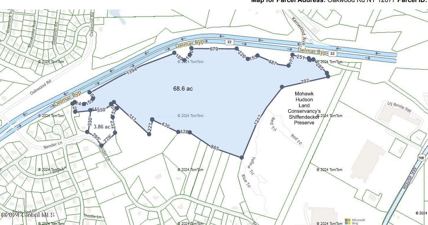 68.8 Acres of Land for Sale in Glenmont, New York