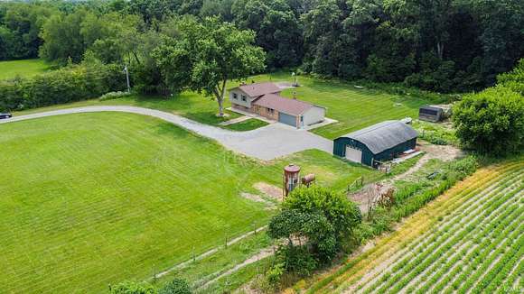 6.85 Acres of Land with Home for Sale in Warsaw, Indiana