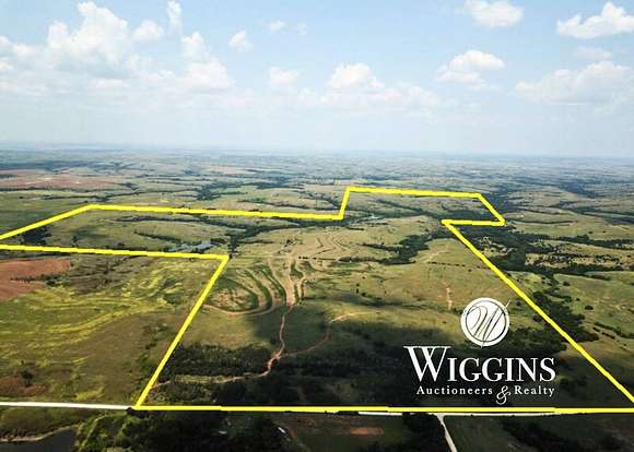 645 Acres of Recreational Land & Farm for Auction in Taloga, Oklahoma